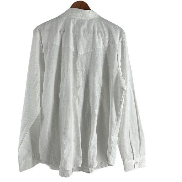 Roper pearl snap western shirt all over monotone print cowboy rodeo sz 2X - Picture 4 of 13